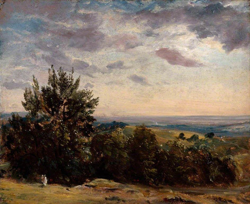 Estudo de paisagem - Hampstead olhando para o oeste