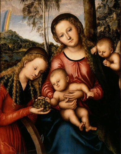 Madonna e criança com Santa Catarina