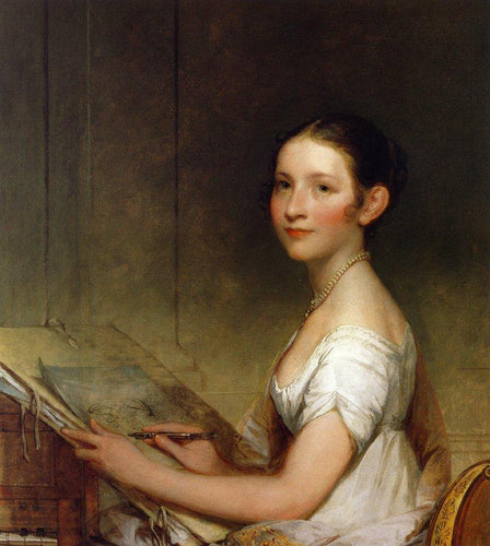Lydia Smith (Gilbert Stuart) - Reprodução com Qualidade Museu