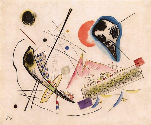 Composição Lírica (Wassily Kandinsky) - Reprodução com Qualidade Museu