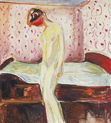 Mulher chorando (Edvard Munch) - Reprodução com Qualidade Museu