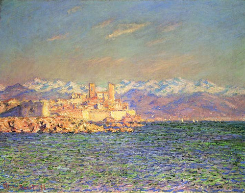 Antibes, efeito da tarde (Claude Monet) - Reprodução com Qualidade Museu