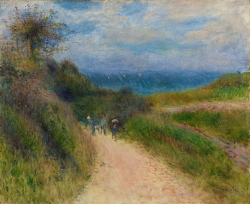 Estrada em Berneval (Pierre-Auguste Renoir) - Reprodução com Qualidade Museu