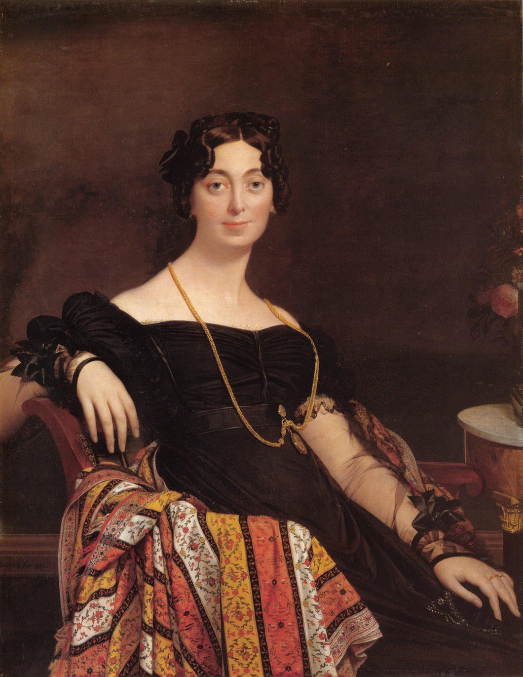 Retrato de Madame Jacques-Louis Leblanc