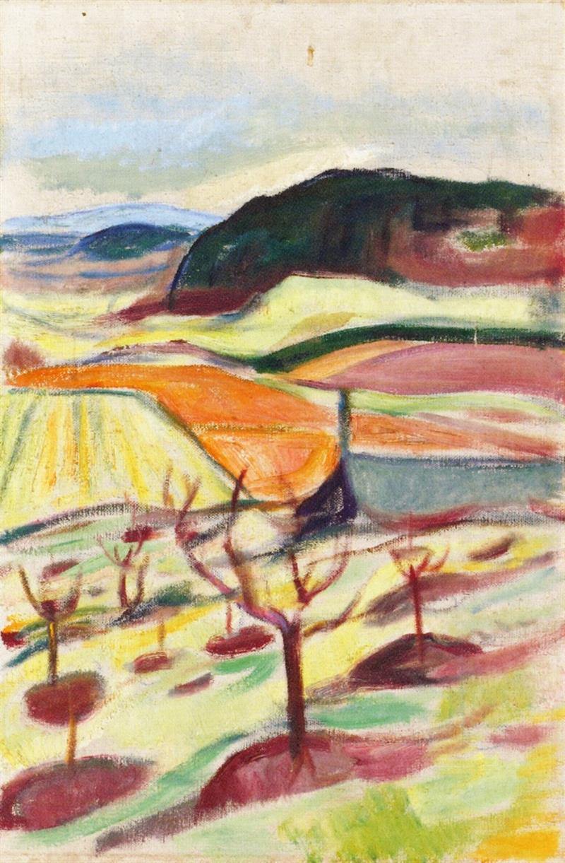 Março (Edvard Munch) - Reprodução com Qualidade Museu