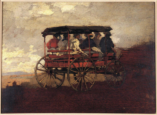 White Mountain Wagon (Winslow Homer) - Reprodução com Qualidade Museu