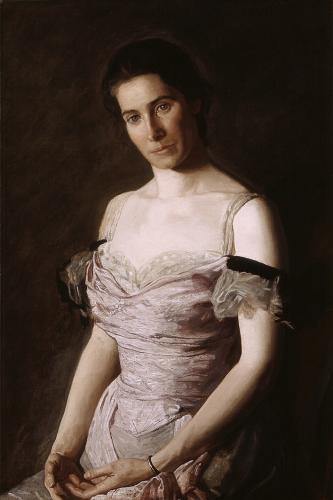 Sra. Mary Hallock Greenwalt (Thomas Eakins) - Reprodução com Qualidade Museu