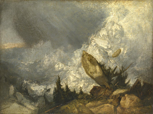 A queda de uma avalanche nos Grisões (Joseph Mallord William Turner) - Reprodução com Qualidade Museu