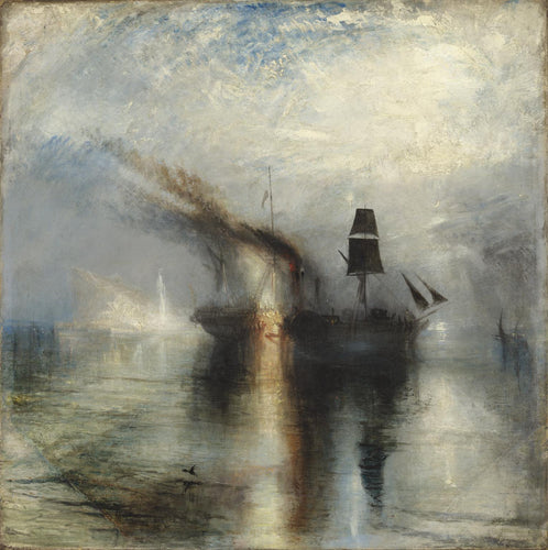 Enterro da paz no mar (Joseph Mallord William Turner) - Reprodução com Qualidade Museu