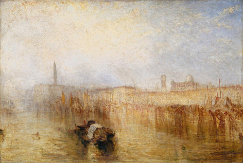 Venice Quay, Palácio Ducal (Joseph Mallord William Turner) - Reprodução com Qualidade Museu