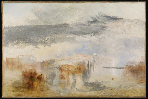 Veneza - Pôr do Sol, A Fisher (Joseph Mallord William Turner) - Reprodução com Qualidade Museu