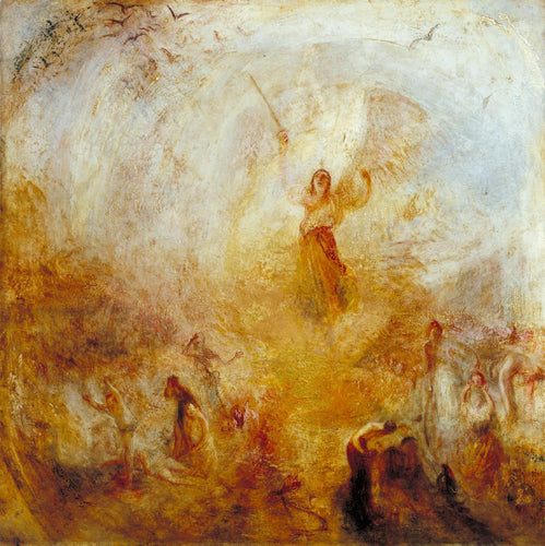 O anjo em pé no sol (Joseph Mallord William Turner) - Reprodução com Qualidade Museu