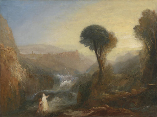 Tivoli, Tobias e o anjo (Joseph Mallord William Turner) - Reprodução com Qualidade Museu