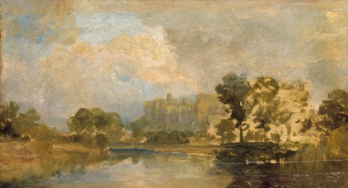 Castelo de Windsor do rio (Joseph Mallord William Turner) - Reprodução com Qualidade Museu