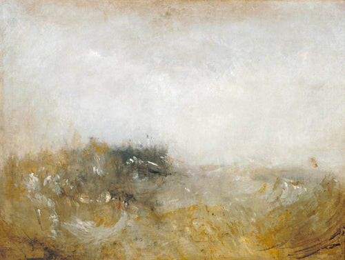 Mar bravo (Joseph Mallord William Turner) - Reprodução com Qualidade Museu