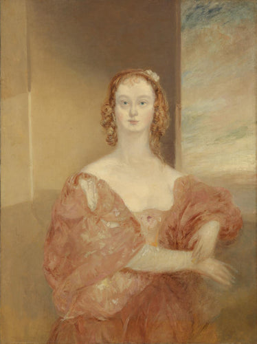 Fantasia de Lady in a Van Dyck (Joseph Mallord William Turner) - Reprodução com Qualidade Museu