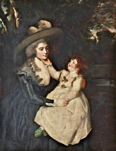 Retrato da viúva, Sra. Seaforth e criança