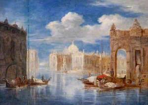 Veneza, Itália (Joseph Mallord William Turner) - Reprodução com Qualidade Museu