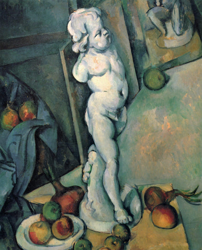 Natureza Morta com Putto (Paul Cézanne) - Reprodução com Qualidade Museu
