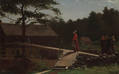 The Morning Bell (Winslow Homer) - Reprodução com Qualidade Museu
