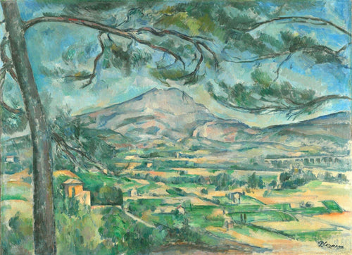 Mont Sainte Victoire (Paul Cézanne) - Reprodução com Qualidade Museu