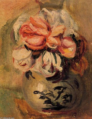 Vaso de flores (Pierre-Auguste Renoir) - Reprodução com Qualidade Museu