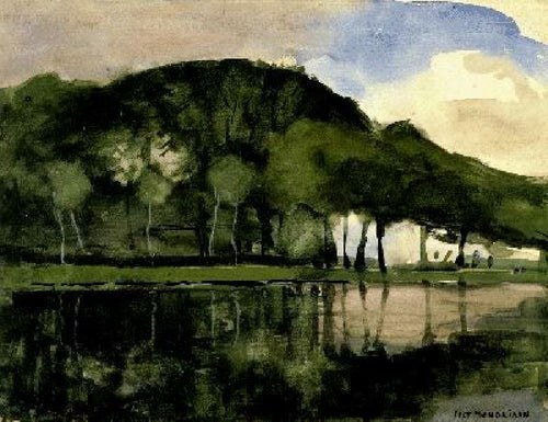 The Amstel (Piet Mondrian) - Reprodução com Qualidade Museu