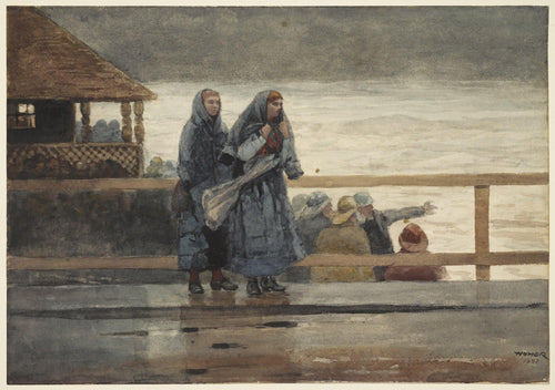 Perigos do mar (Winslow Homer) - Reprodução com Qualidade Museu