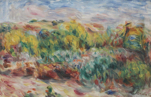 Paisagem do Midi (Pierre-Auguste Renoir) - Reprodução com Qualidade Museu
