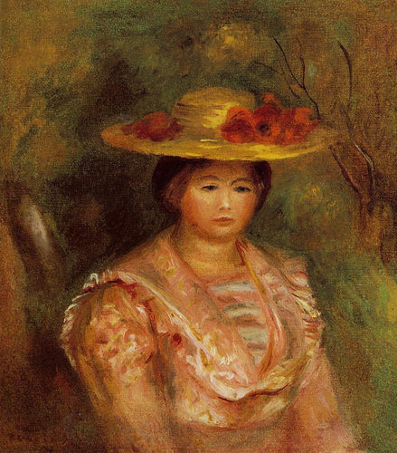 Busto de Mulher - Gabrielle (Pierre-Auguste Renoir) - Reprodução com Qualidade Museu