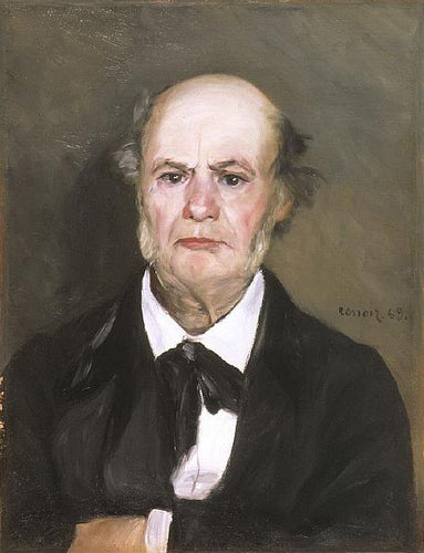 Leonard Renoir - o pai dos artistas (Pierre-Auguste Renoir) - Reprodução com Qualidade Museu