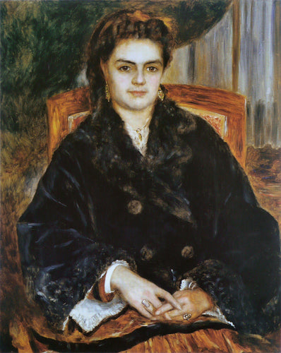 Madame Edouard Bernier (Pierre-Auguste Renoir) - Reprodução com Qualidade Museu