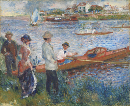 Oarsmen em Chatou (Pierre-Auguste Renoir) - Reprodução com Qualidade Museu