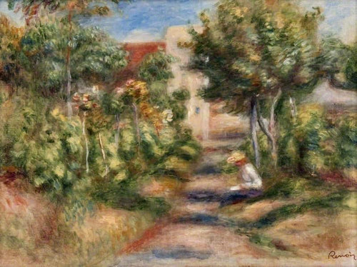The Painters Garden (Pierre-Auguste Renoir) - Reprodução com Qualidade Museu