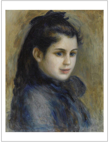 Cabeça de uma menina (Pierre-Auguste Renoir) - Reprodução com Qualidade Museu
