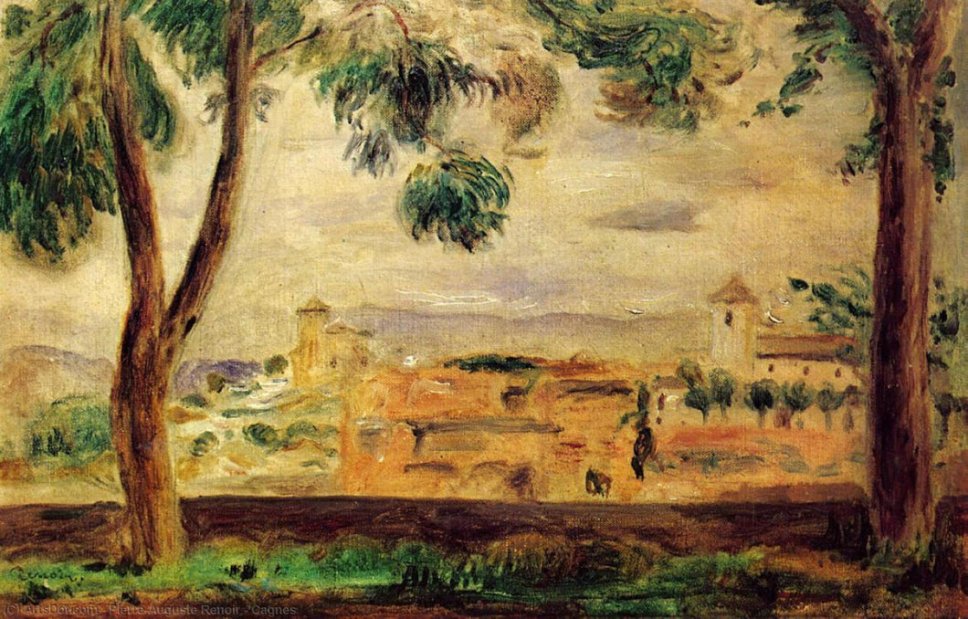 Cagnes (Pierre-Auguste Renoir) - Reprodução com Qualidade Museu