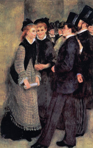 Saindo do Conservatório (Pierre-Auguste Renoir) - Reprodução com Qualidade Museu