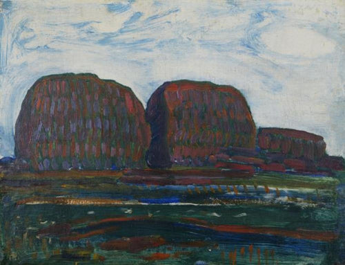 Haystacks III (Piet Mondrian) - Reprodução com Qualidade Museu