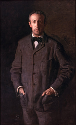 Retrato de William B. Kurtz (Thomas Eakins) - Reprodução com Qualidade Museu