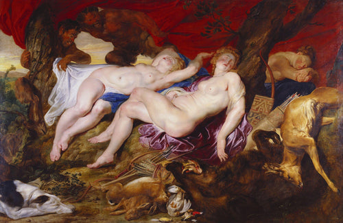 Diana e suas ninfas (Peter Paul Rubens) - Reprodução com Qualidade Museu