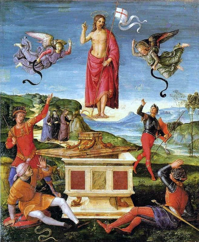 A ressurreição de cristo (Rafael) - Reprodução com Qualidade Museu