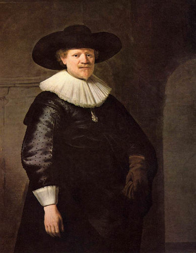 Retrato de Jan Hermansz Krul (Rembrandt) - Reprodução com Qualidade Museu