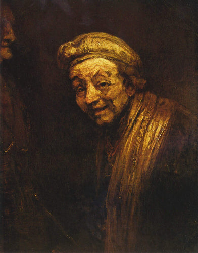 Auto-retrato como Zeuxis rindo (Rembrandt) - Reprodução com Qualidade Museu