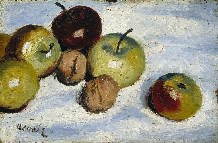 Maçãs e nozes (Pierre-Auguste Renoir) - Reprodução com Qualidade Museu