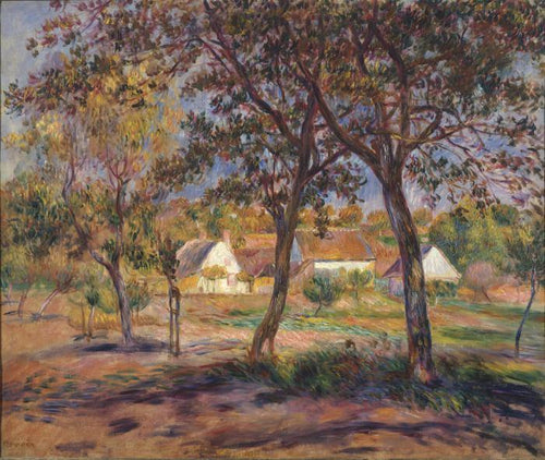 Periferia de Pont-Aven (Pierre-Auguste Renoir) - Reprodução com Qualidade Museu