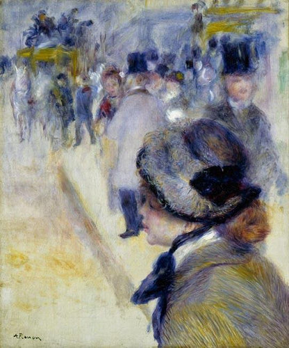 Place Clichy (Pierre-Auguste Renoir) - Reprodução com Qualidade Museu
