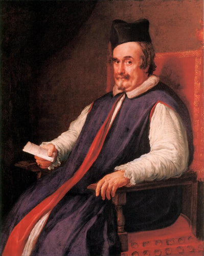 Sinais Retrato Del Cardenal (Diego velázquez) - Reprodução com Qualidade Museu