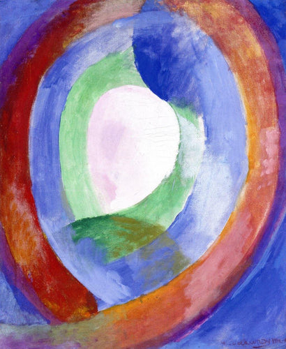 Formas circulares, Lua No. 1 (Robert Delaunay) - Reprodução com Qualidade Museu