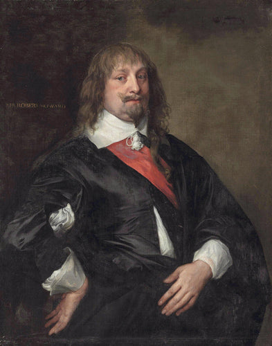 Um retrato de Sir Robert Howard (Anthony van Dyck) - Reprodução com Qualidade Museu