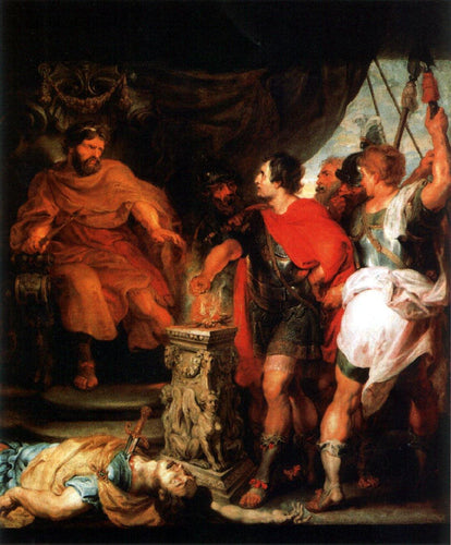 Mucius Scaevola (Anthony van Dyck) - Reprodução com Qualidade Museu